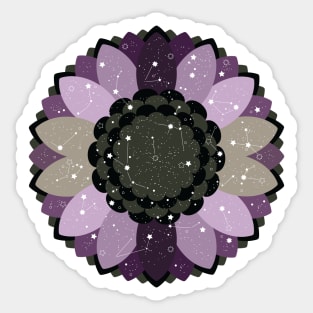 Celestial Flower [agender] Sticker